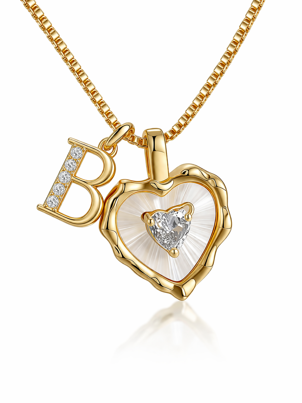 Initial Heart Necklace – Briset London