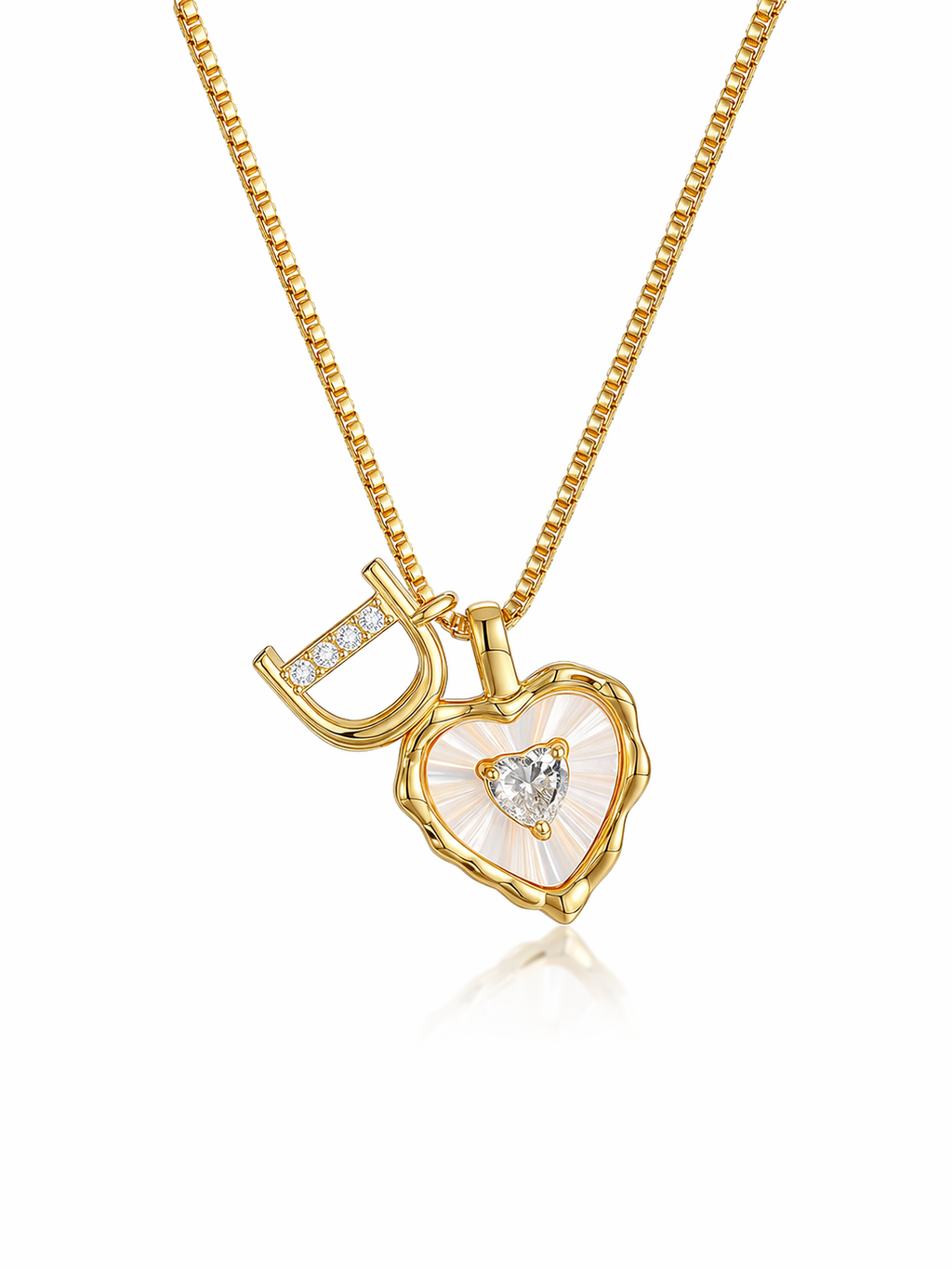 Initial Heart Necklace – Briset London