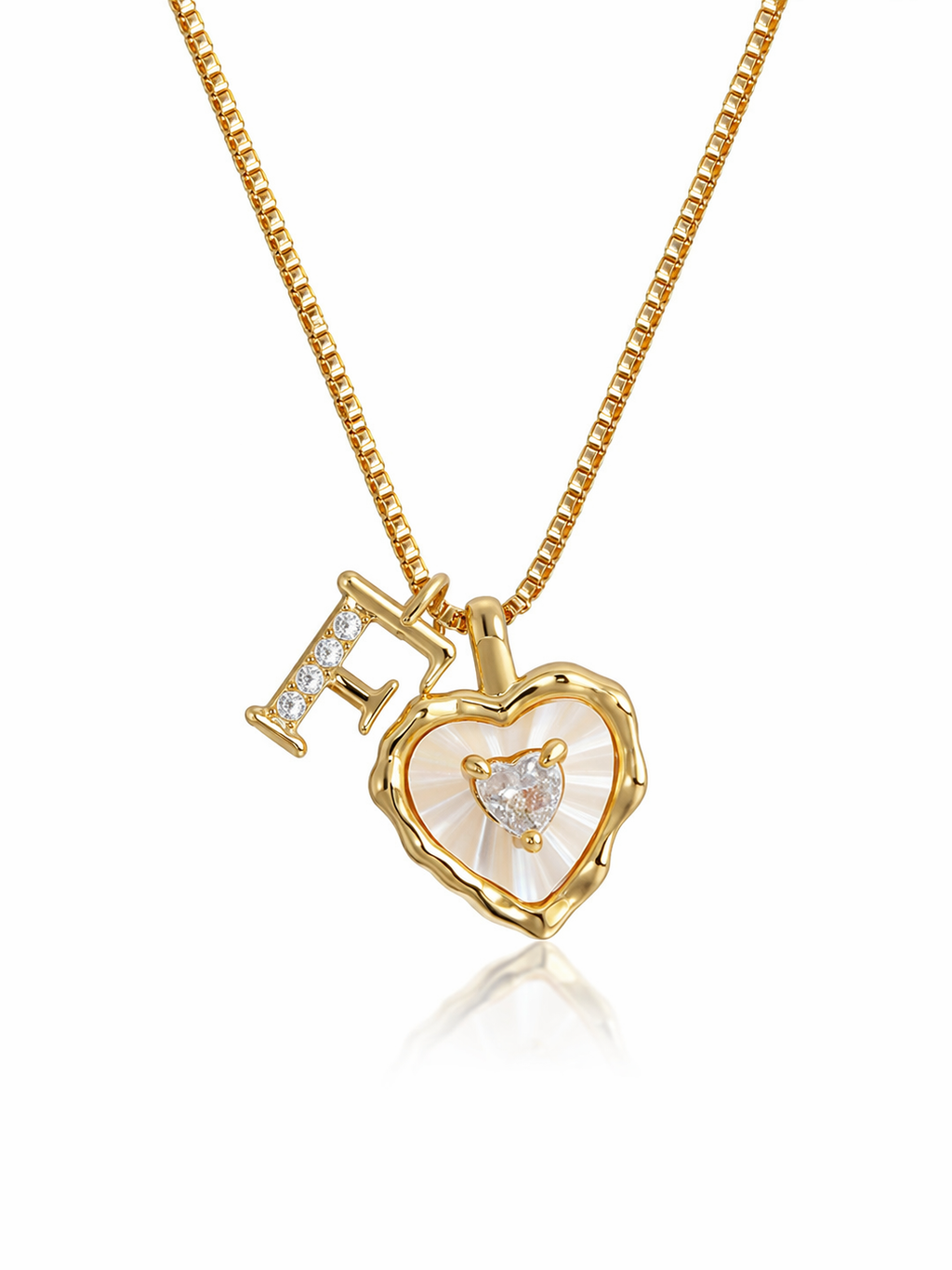 Initial Heart Necklace – Briset London