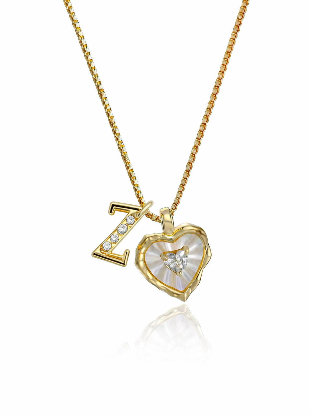 Initial Heart Necklace – Briset London
