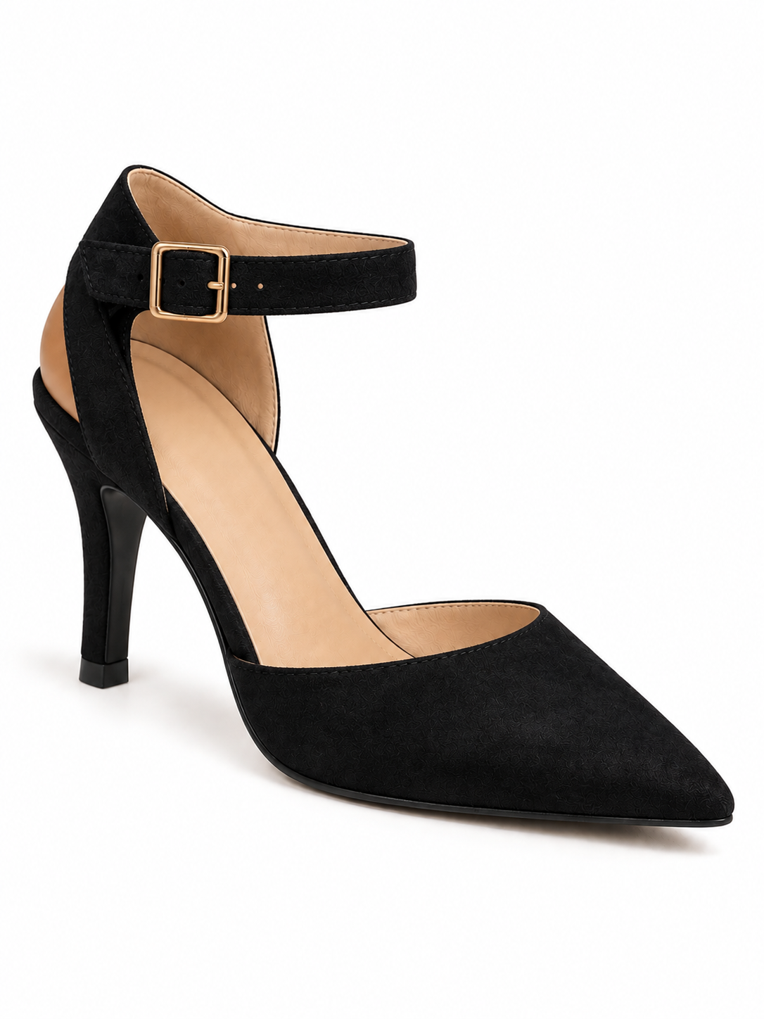 Isla Square Buckle Heels
