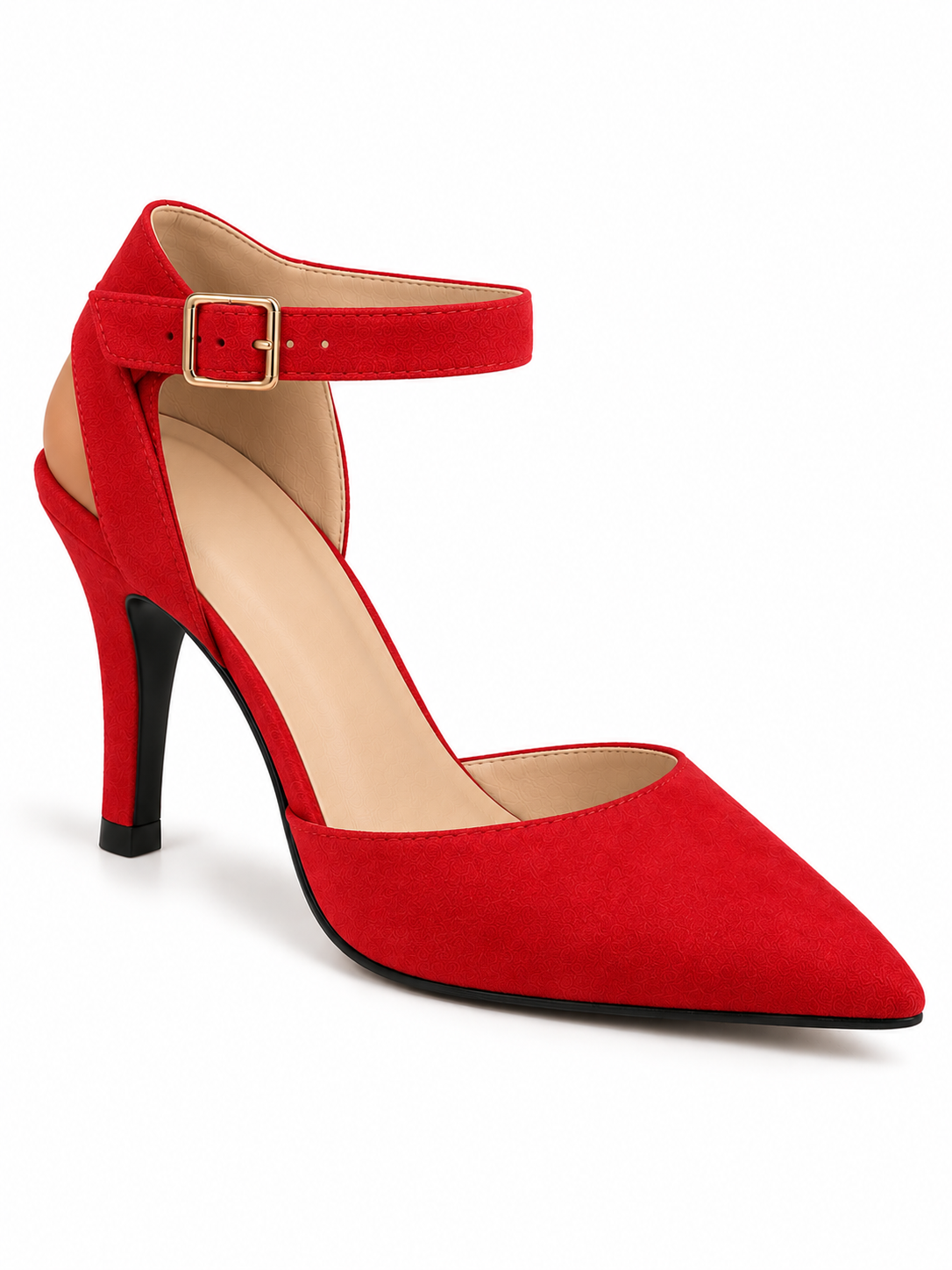 Isla Square Buckle Heels