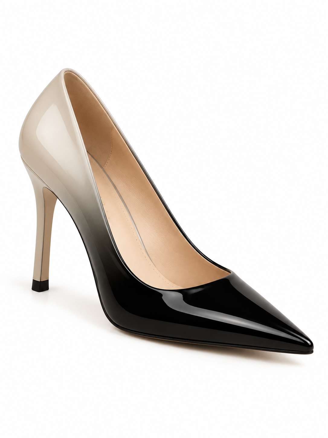 Juliette Patent Pointed Heels