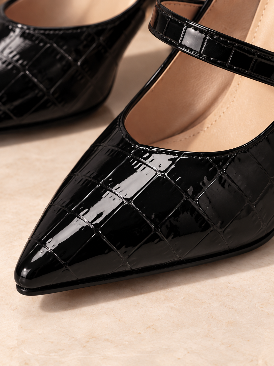Odette Strap Pointed Heels