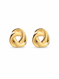 Sculpted Wave Stud Earrings – Briset London
