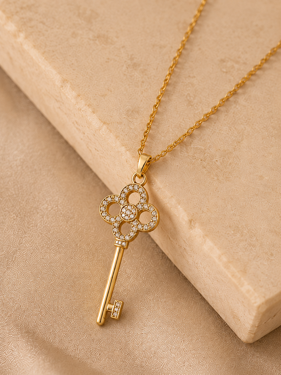 Seraphine Key Necklace