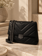 Serena Quilted Chain Shoulder Bag