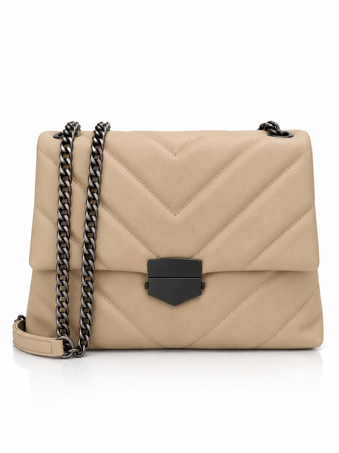 Serena Quilted Chain Shoulder Bag