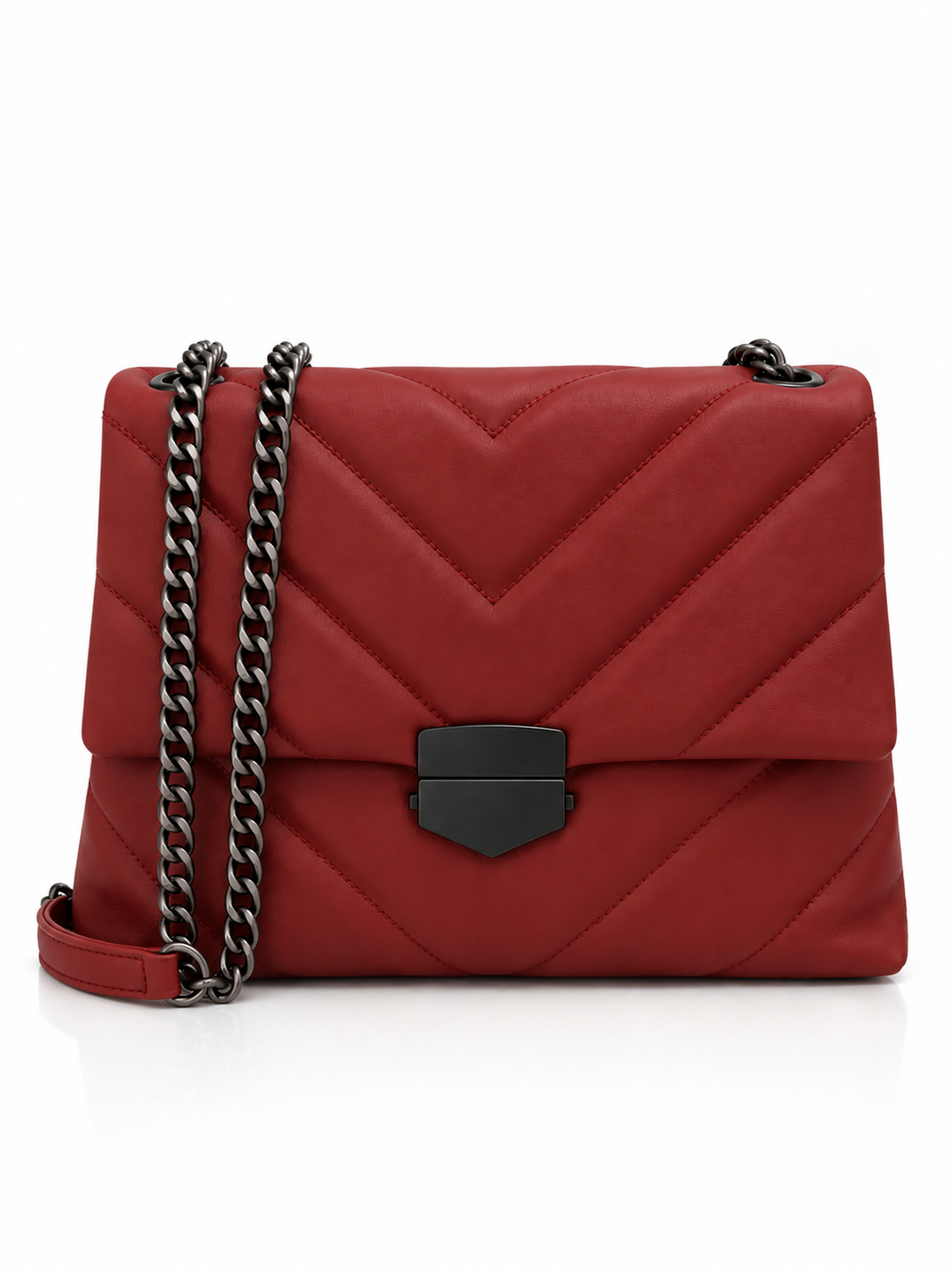 Serena Quilted Chain Shoulder Bag