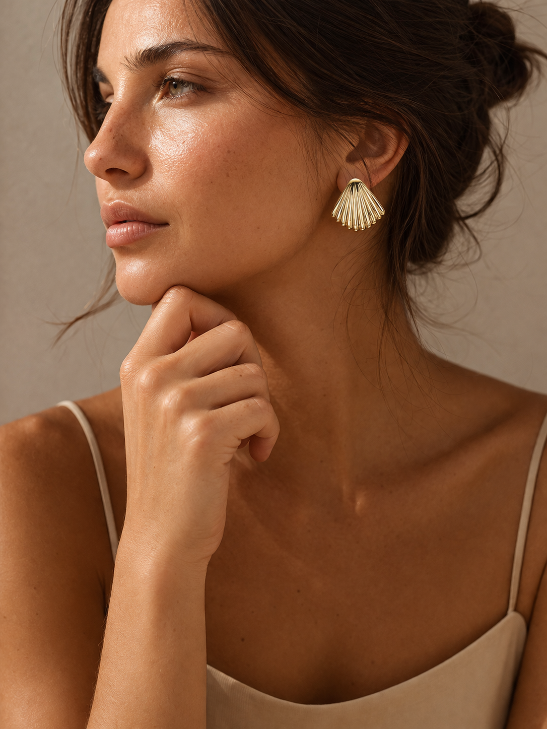 Shell Stud Earrings – Briset London