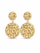 Textured Disc Earrings – Briset London