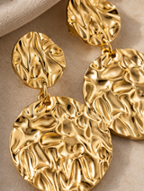 Textured Disc Earrings – Briset London