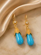 Turquoise Teardrop Earrings