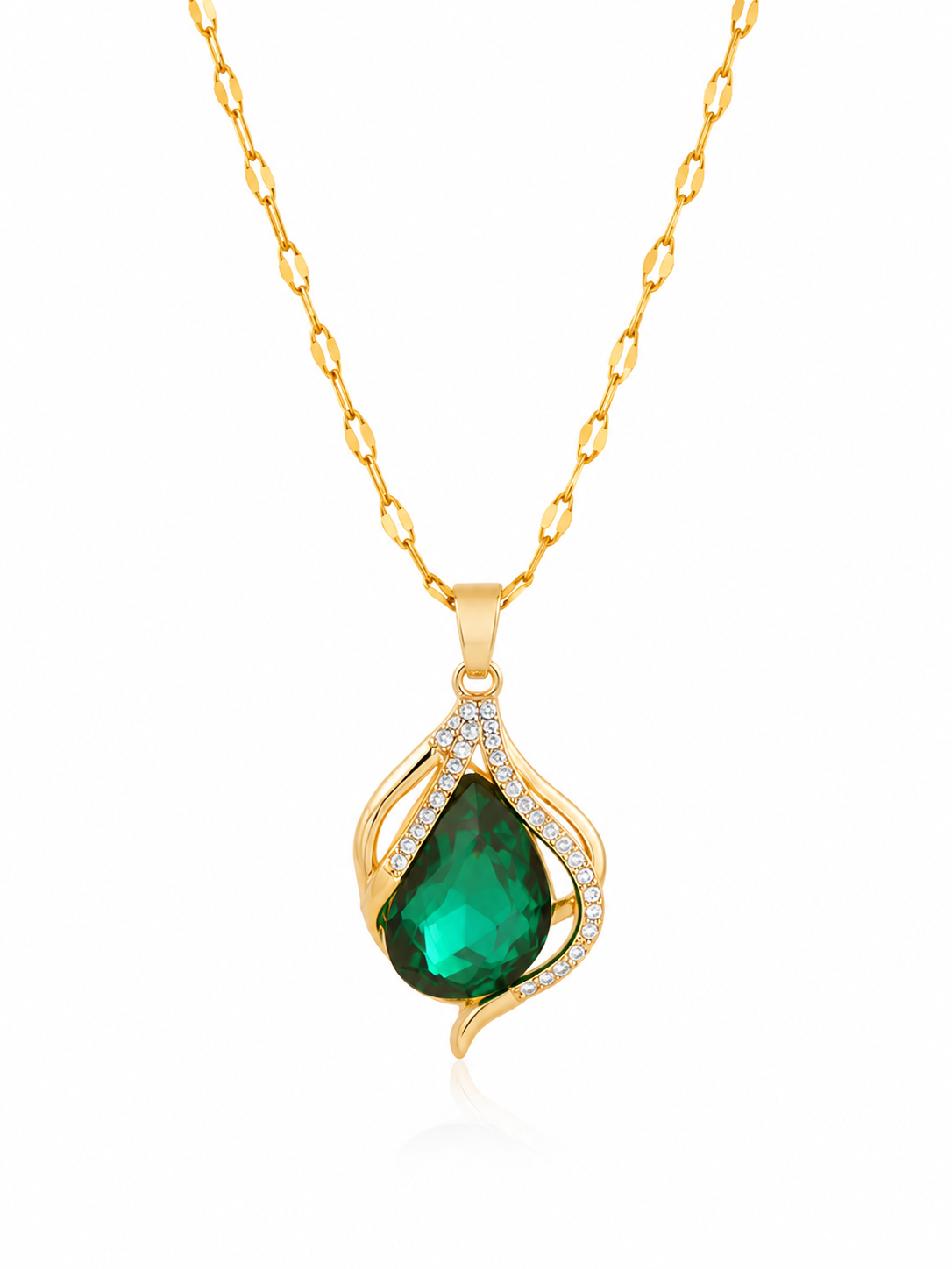 Verdelle Teardrop Necklace