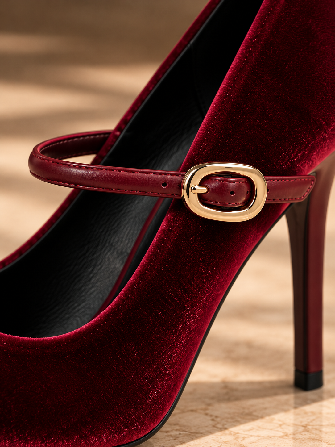 Vivienne Pointed Strap Heels