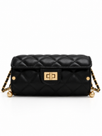 Vivienne Quilted Chain Shoulder Bag