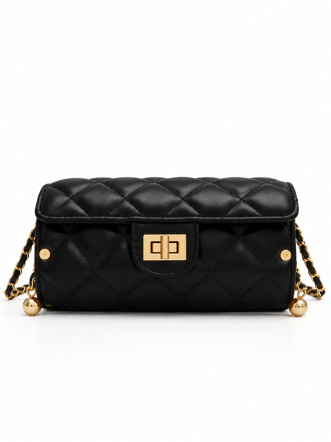 Vivienne Quilted Chain Shoulder Bag