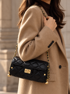 Vivienne Quilted Chain Shoulder Bag