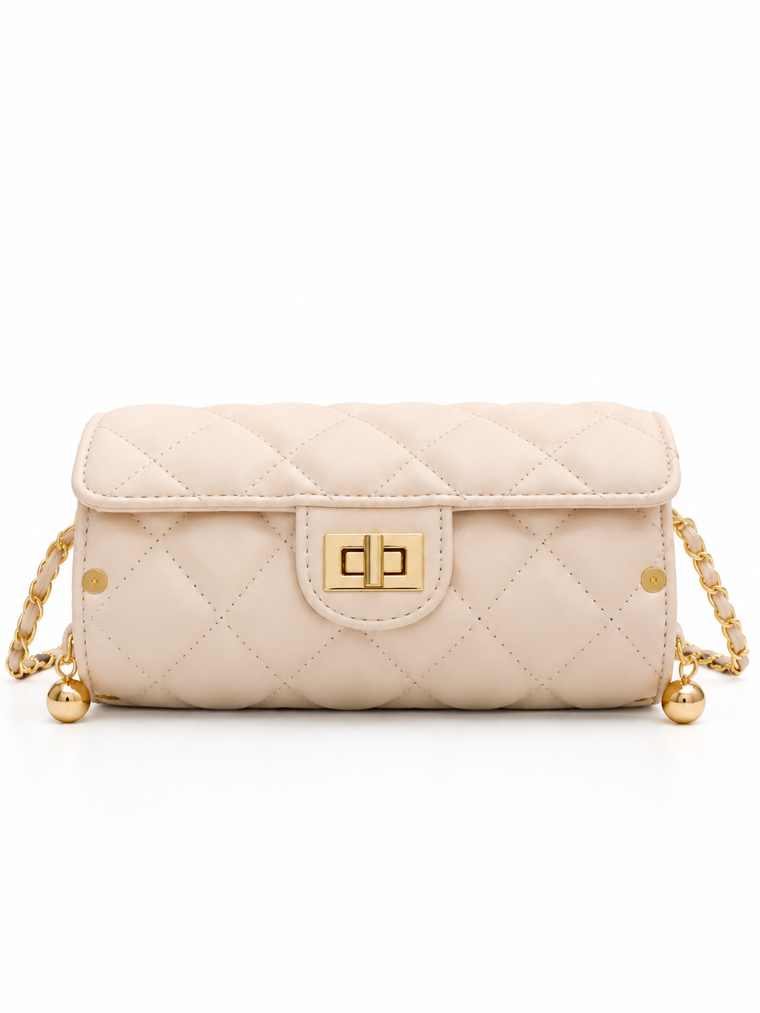 Vivienne Quilted Chain Shoulder Bag