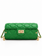 Vivienne Quilted Chain Shoulder Bag