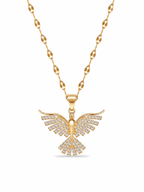 Winged Pendant Necklace